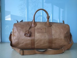 Polo Ralph Lauren Heritage Leather Duffel $895 Worldwide Shipping - £632.29 GBP