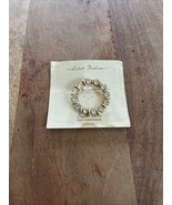 Beautiful OLD Brooch / Pin -Circle Design - Rhinestones - NEW - €13,74 EUR
