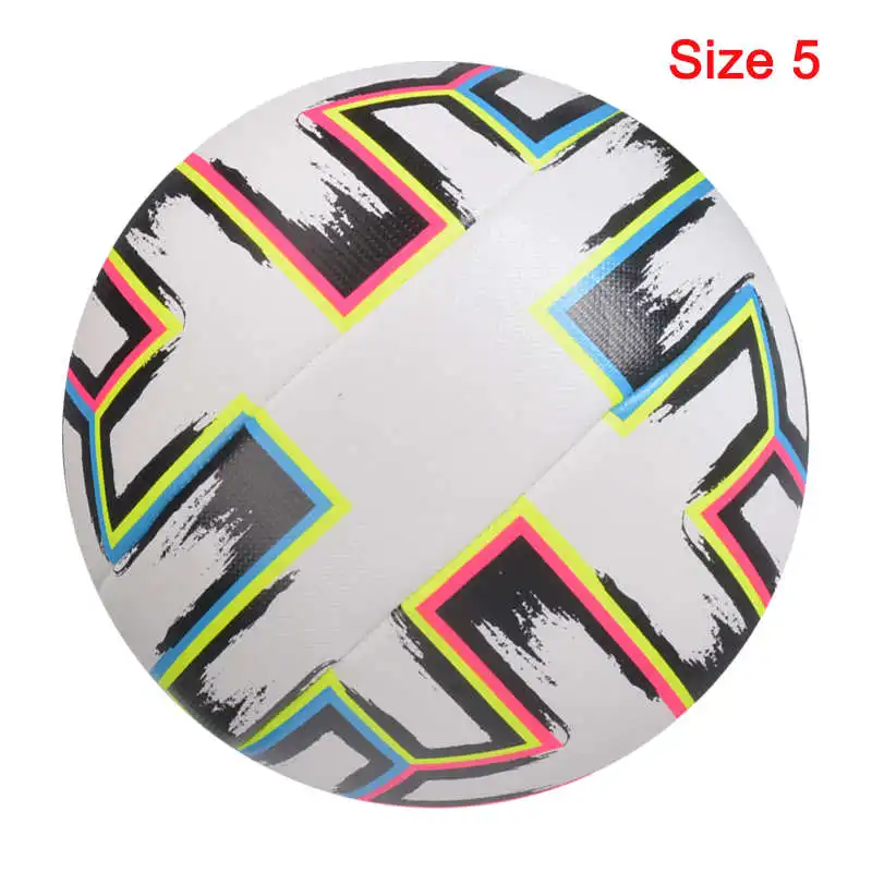 Newest Soccer Balls Standard Size 5 hine-Stitched Ball PU Material  League Match - £123.27 GBP