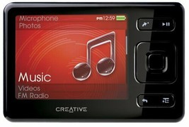 Creative ZEN 4 GB WMA MP3 Player Audio Book Reader FM Radio Voice Record... - £105.35 GBP