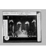 Magic Lantern 4 X 3 1/4 glass slide  drama stage design Geddes normal bel - £14.94 GBP