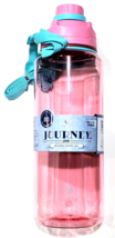 Manna Journey Water Jug Reusable 68 Oz. 2 L Pink Blue Strap Chugger Lid - $39.99