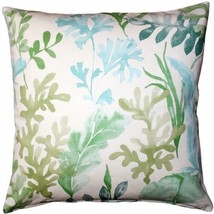 Sea Garden Green Throw Pillow 20X20 (VB1-0030-01-20) - £47.37 GBP