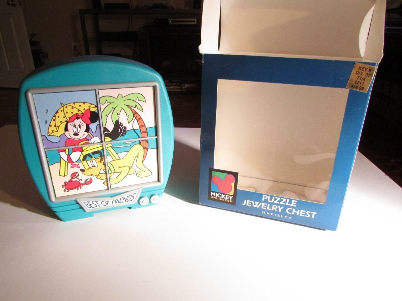 DISNEY COLLECTIBLE- KREISLER PUZZLE JEWELRY CHEST - NEW- - H41 - $8.11