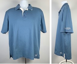 Grey Goose Vodka Golf Polo Shirt Mens Large Embroidered Logo Blue Cotton - £20.95 GBP