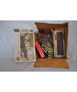 Lot of Electric Model Train Tracks, Signs and Train Car - $942.45 MXN