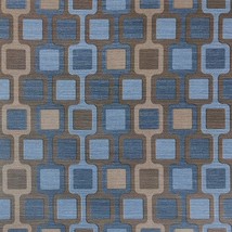 Roll Of 18 Feet By 18 Inches Dundee Deco Az-F8290 Geometric Printed Sepia, - £37.11 GBP