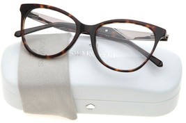 New Swarovski Sw 5224 052 Havana Eyeglasses Glasses Frame 54-16-140 B42mm Italy - £76.73 GBP