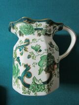 Antique G.L. Ashworth Mason&#39;s Staffordshire Chartreuse Pattern Pitcher Jar - €89,45 EUR