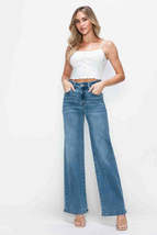 bytos Full Size High Rise Wide Leg Jeans with Pockets - $58.00+