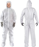 White Hazmat Suits Large, Pack of 25 - £112.97 GBP