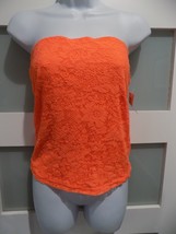 No Boundaries Acrobat Neon Orange Tube Top Size S (3/5) Women&#39;s NEW - $23.20 CAD