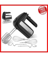 Elegant 5-Speed Electric Hand Mixer with Turbo Boost &amp; Storage Case - 800W - $71.27