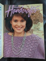 Country Handcrafts Magazine Bazaar 1987 Rose Petal Bead Making, Quilts, Afghans - £9.67 GBP