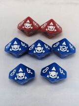 (7) World Of Warcraft Miniatures Game Dice (5) Blue (2) Red - $17.46 CAD