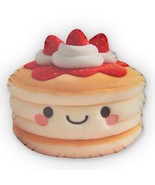 Straweberry Pancake, Stuffed Food Plush, Kawaii Shaped Pillow - $820.82 MXN+