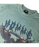 BoohooMAN Men&#39;s Medium Oversized Worldwide Eagle California 1987 Graphic... - $343.26 MXN