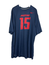 Nike Men s Arizona Wildcats SHort Sleeve T-Shirt Navy XXL - $19.79