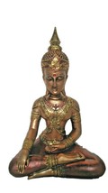 Rose Gold Buddha Earth Touching  &quot;Earth Witness&quot; With Third Eye Jewel - $79.19