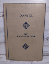 The Prophet Daniel by AC Gaebelein Vintage Bible Commentary Hardcover DAMAGE - £3.93 GBP