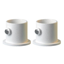 PermaCast PF2119BS 1.9" Deck Ladder Aluminum Flange - White Set of 2 - $30.60