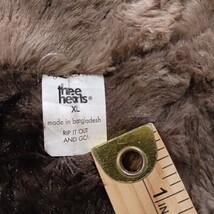 Three Hearts RN#45749 Girls/Women Black/Brown Reversible Full Zip Fleece Vest XL image 5