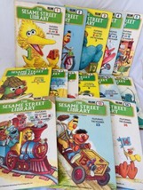 The Sesame Street Library 1-14  Set Big Bird Elmo Cookie Monster 1978 - £38.69 GBP