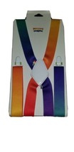 Levi&#39;s Pride LGBTQIA+ Rainbow Suspenders Clip On  New One size Fits All ... - £19.63 GBP