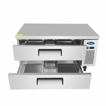 New 36&quot; 2 Drawer Refrigerated Chef Base Equipment Stand MGF8448GR Free Liftgate - £1,832.12 GBP