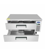 NEW 36&quot; 2 DRAWER REFRIGERATED CHEF BASE EQUIPMENT STAND MGF8448GR FREE L... - £1,816.33 GBP