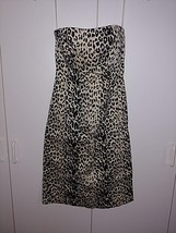 Forever Twenty One Ladies Strapless Stretch Leopard Fitted DRESS-S-NWOT-CUTE - £5.51 GBP