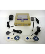 Super Nintendo SNES System Console Authentic OEM Model #SNS-001 Bundle C... - €128,39 EUR