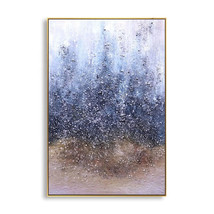 Abstract Modern Canvas Oil Painting Handmade Large Wall Art Home Mall Bedroom - £142.76 GBP