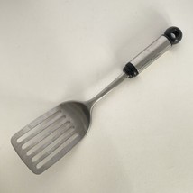 Farberware Kitchen Slotted Spatula Stainless Steel Black Ring Top Grill Flip - £7.19 GBP