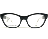 Marc Jacobs Eyeglasses Frames 251 807 Black Ivory Cat Eye Full Rim 52-18... - $83.93