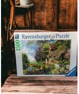 Ravensburger Premium 1500 Piece Jigsaw Puzzle Country Cottage #162024 - $24.87
