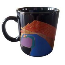 Vintage 1980s Laurel Burch Wild Stallions Horses 12 oz Coffee Mug Tea Cu... - £25.44 GBP