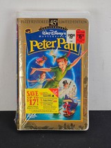 Disney Peter Pan 45th Anniversary Limited Edition Clamshell VHS - NEW Sealed - £6.28 GBP