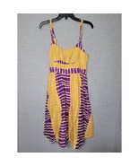 Women&#39;s Fei By Anthropologie Elastic Waist Lined Summer Sundress w/ POCK... - $14.84