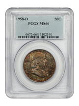 1958-D 50C PCGS MS66 - £81.41 GBP