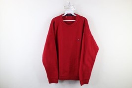 Vtg 90s Chaps Ralph Lauren Mens XL Crest Herringbone Hand Framed Knit Sweater - £48.58 GBP