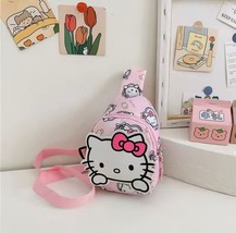 HELLO KITTY MINI BACKPACK FOR KIDS SINGLE STRAP FOR BACK AND FRONT WEAR - $227.28 MXN