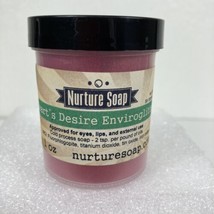 Nurture Soap Heart&#39;s Desire EnviroGlitter Pink Eyes Lips Cold Process 1 ... - £10.11 GBP