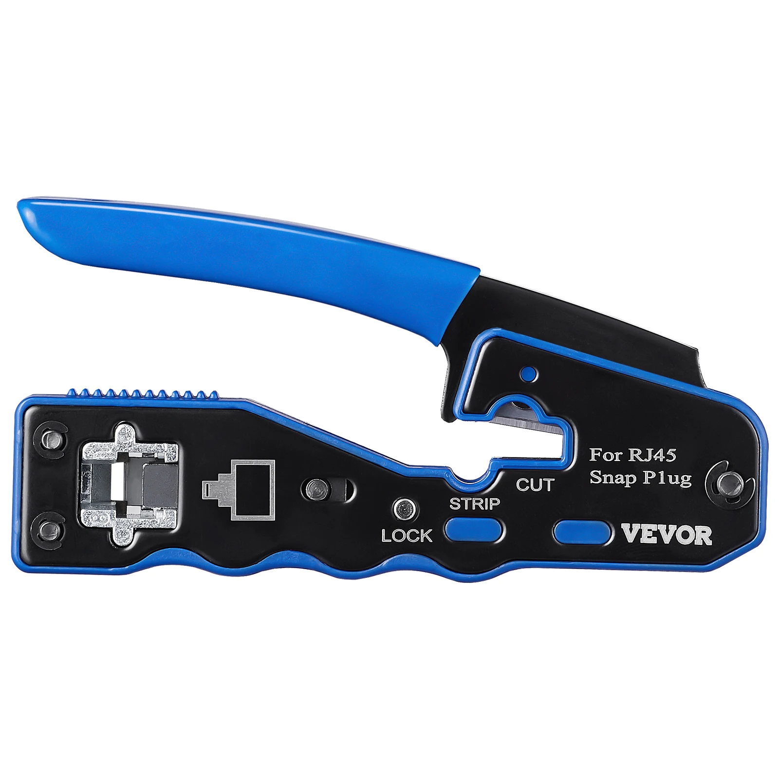 VEVOR Crimping Tool RJ45/Cat5e/Cat6/Cat6a Ethernet Crimper Crimp Pliers for 8-Pi - £113.32 GBP