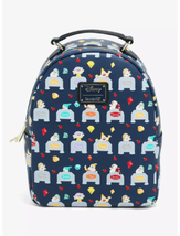 Loungefly Disney Snow White and the Seven Dwarves Beds Allover Print Mini Backpa - £55.95 GBP