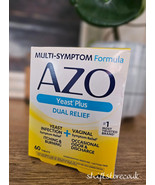 Azo, Yeast Plus, Vaginal Yeast Infection &amp; other 60 Tabs | original | UK... - $26.24