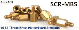 #6-32 Motherboard Standoff Screws for ATX PC Case, 15PK - $21.99