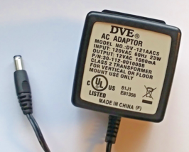 DVE DV-121AACS 30-112-001008B AC Adapter Power Supply 12 Volt AC 1000mA, Genuine - £11.66 GBP