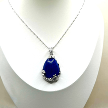 AYX Deep Blue Lapis Stone &amp; Sterling Silver - £51.43 GBP
