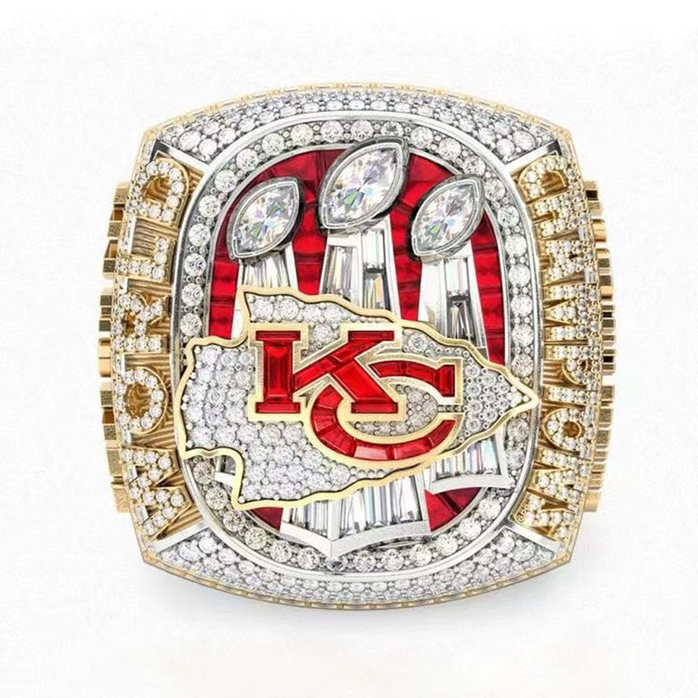 Offical Release NFL 2022-2023 Kansas City Chiefs Super Bowl Championship Ring